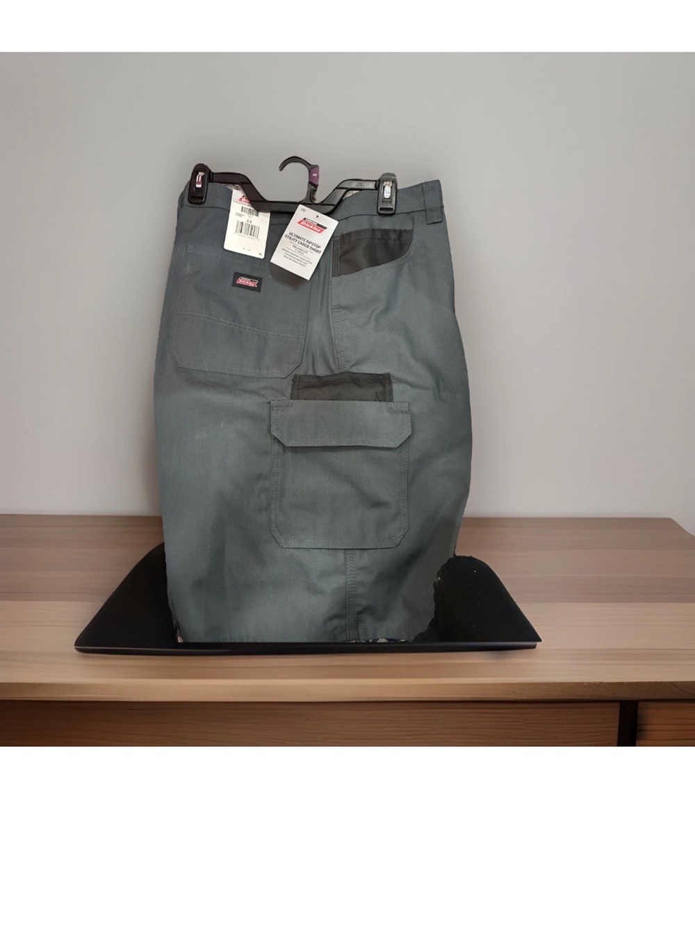 Dickies Gray Utility Work Skirt with Cargo Pocket